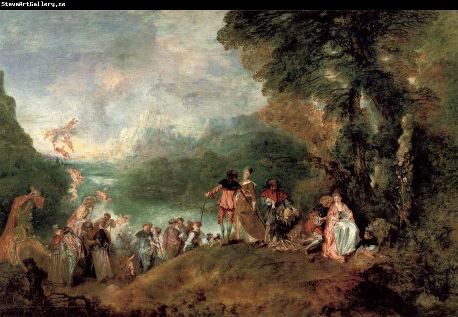 Jean-Antoine Watteau Pilgrimage to the island of cythera